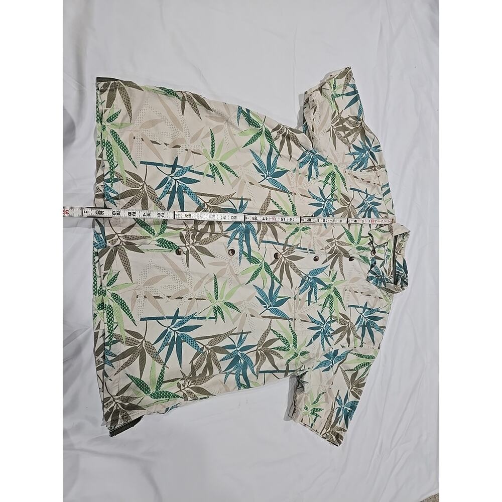 Tommy Bahama 100% Silk Hawaiian Shirt Extra Large Mens
